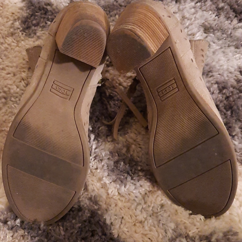 Toms Heeled Sandal Shoe - Picture 10 of 10